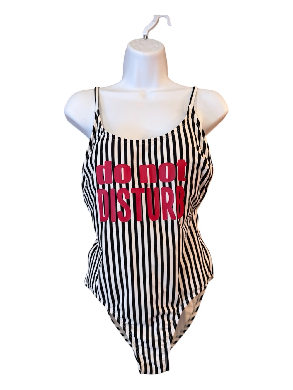 No Boundaries One Piece Swimsuit Juniors 7-9 medium Do Not Disturb